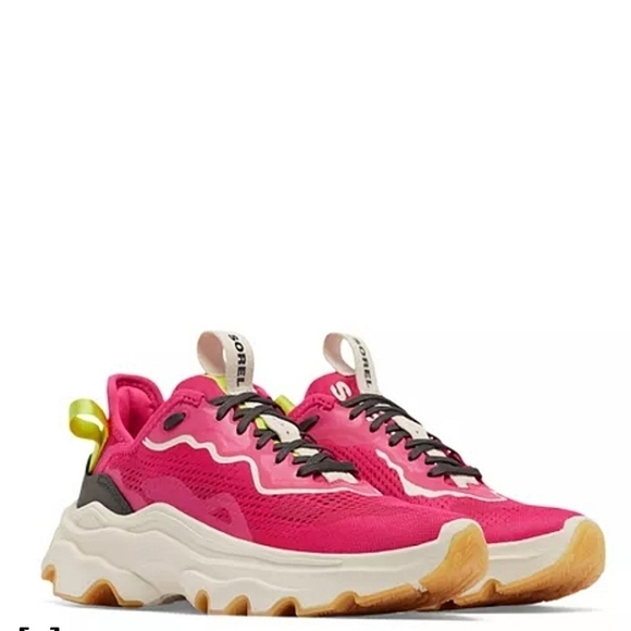 Sorel kinetic breakthru day lace  sneaker pink 7.5 NWT - Picture 1 of 8